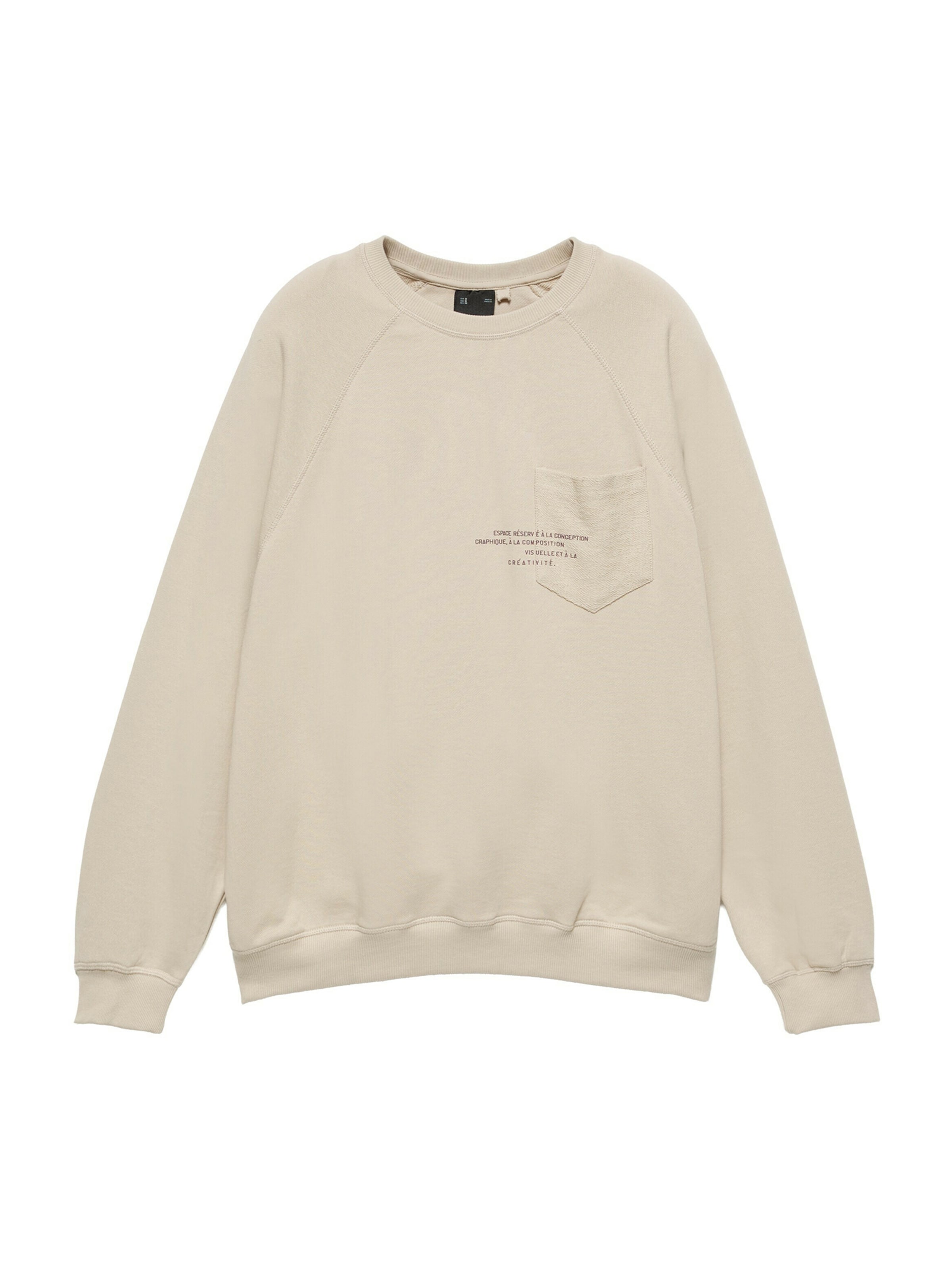 Pull&Bear Majica v velikosti XS  | kremna / črna barva, Prikaz izdelka