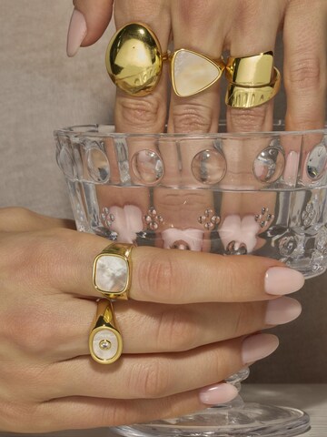 Luxenter - Anillo 'Staxo' en blanco