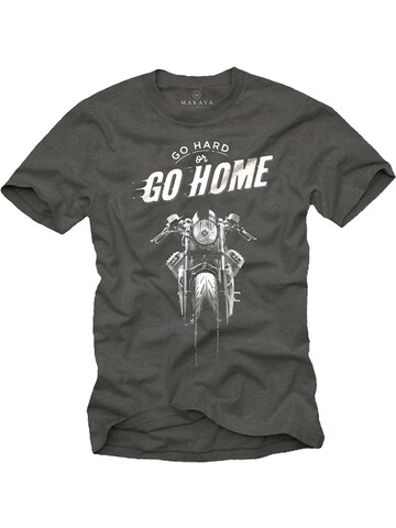 MAKAYA Shirt in Grey: front