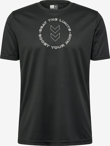 Hummel Performance Shirt 'TE BOOST' in Black: front