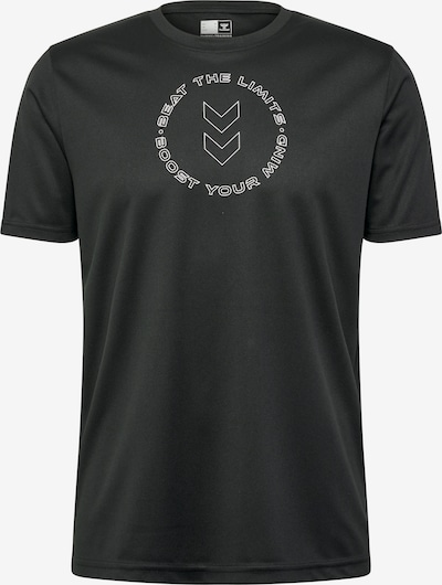 Hummel Functioneel shirt 'TE BOOST' in de kleur Zwart / Wit, Productweergave