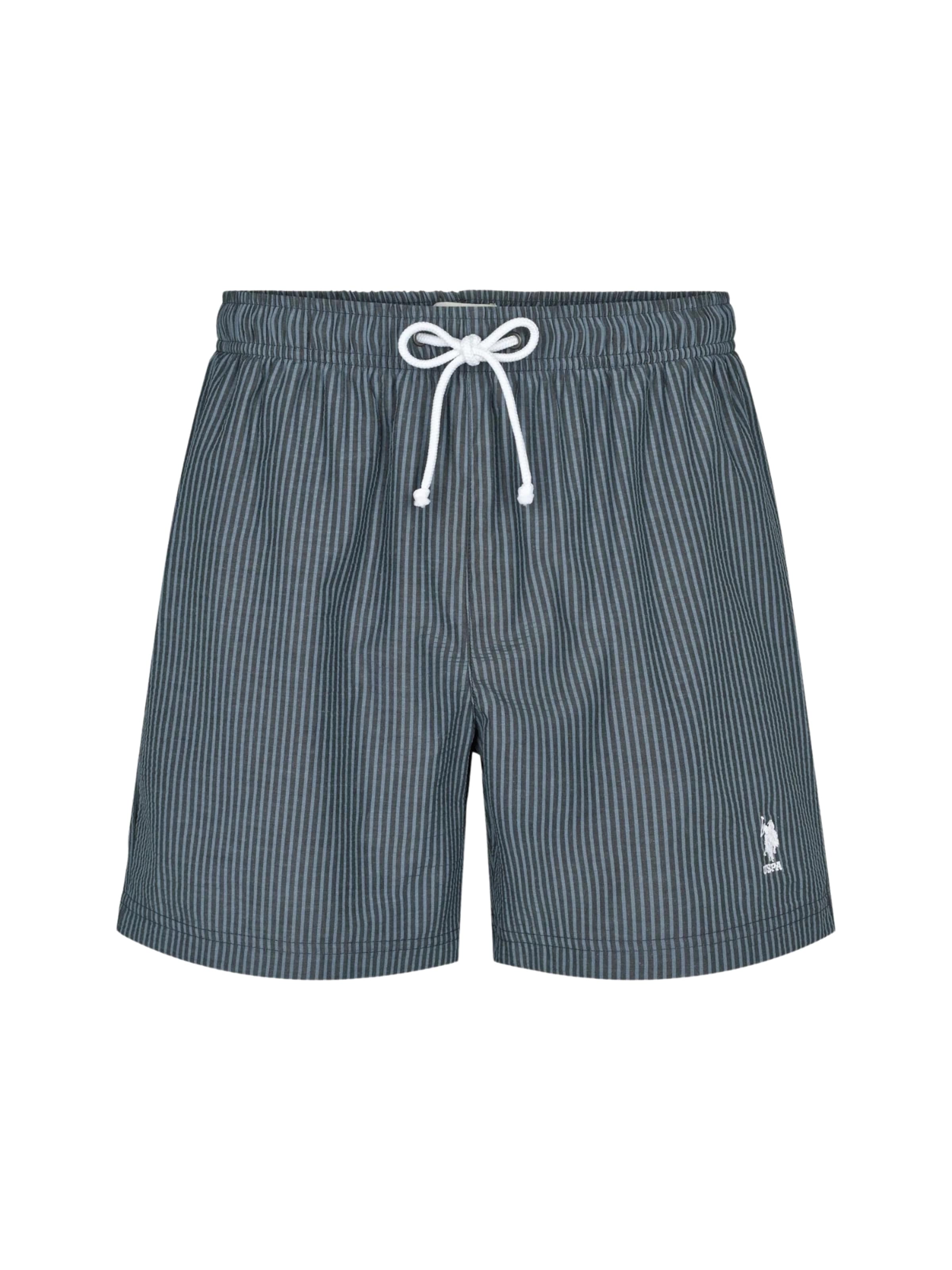 U.S. POLO ASSN. Zwemshorts ' Briggs Swimshorts ' in Blauw: voorkant