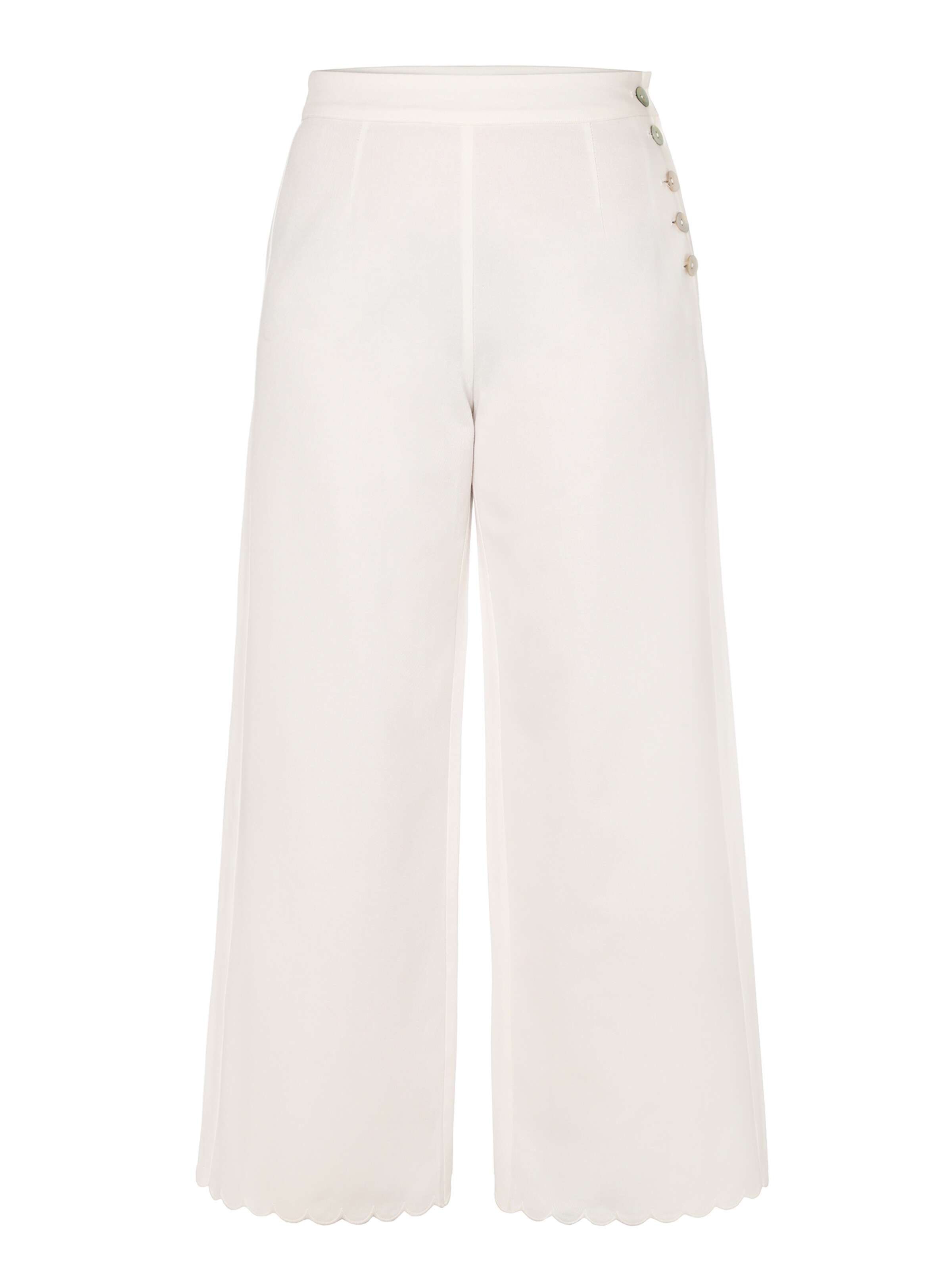 Wide leg Pantaloni 'Aigua' di TATUUM in bianco: frontale