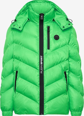 Plein Sport Winter jacket 'Tiger' in Green: front