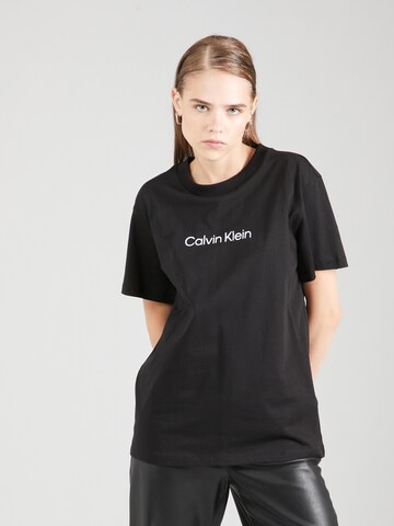 Calvin Klein - Camiseta 'HERO' en negro: frente