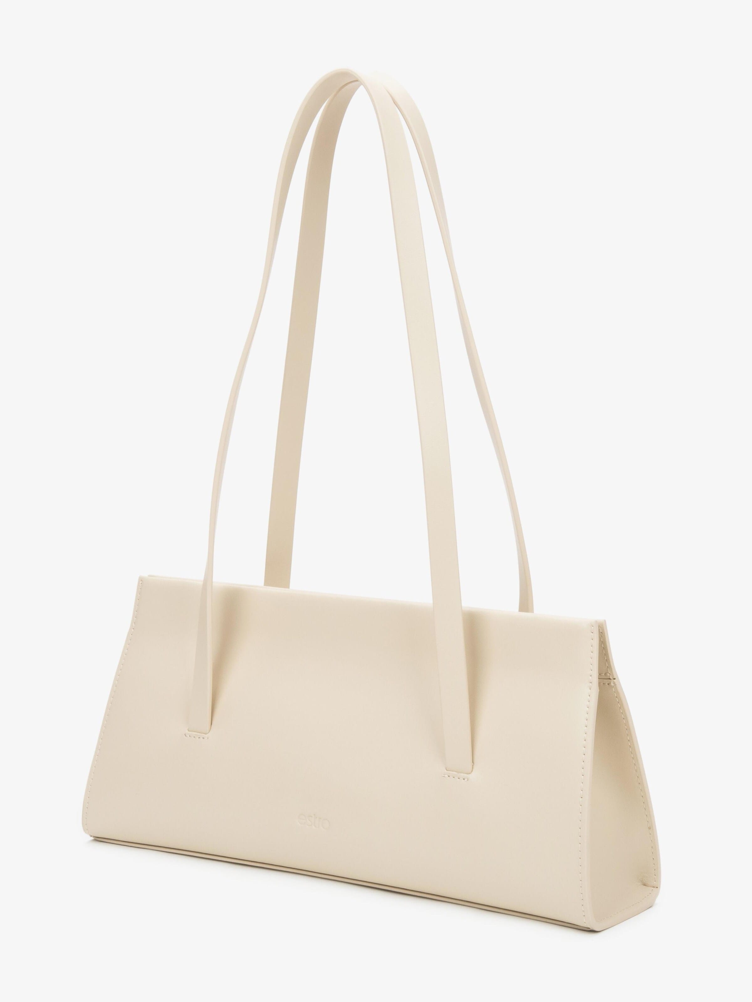 Estro Schultertasche '3393'‌‌‌‌‌‌‌ in Beige