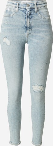 Calvin Klein Jeans - Skinny Vaquero en azul: frente