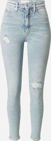 Calvin Klein Jeans Скинни Джинсы в Синий: спереди