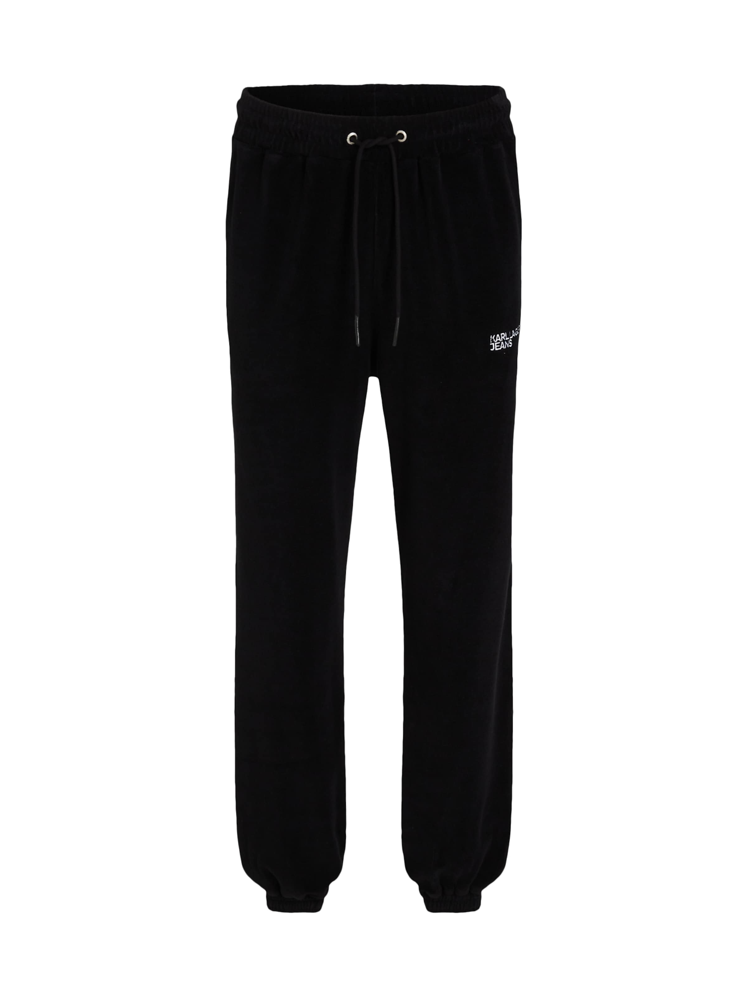 KARL LAGERFELD JEANS regular Παντελόνι σε μαύρο: μπροστά
