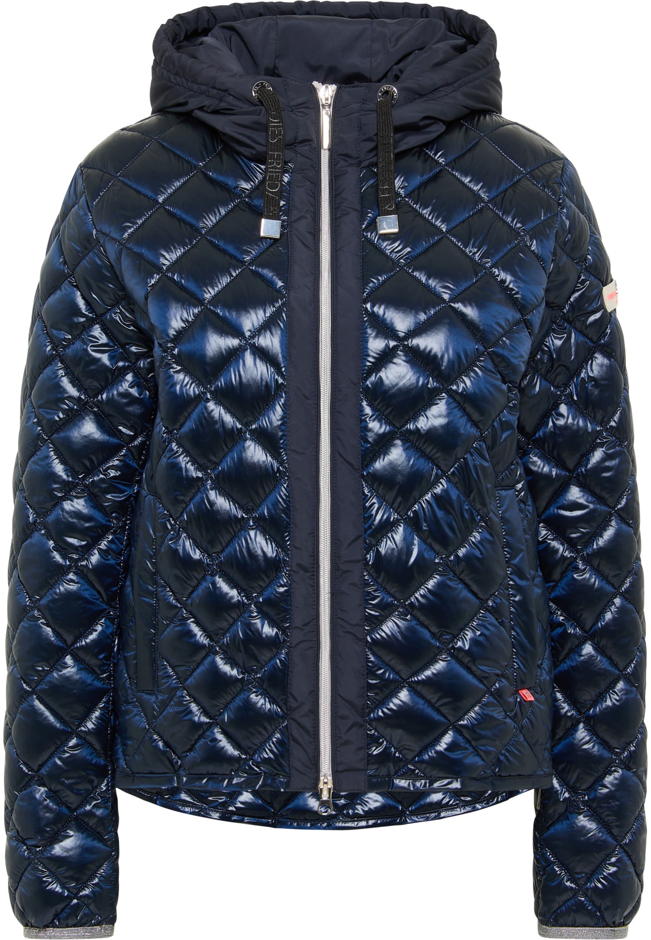 Frieda & Freddies NY Between-Season Jacket 'Yosie' in Blue: front