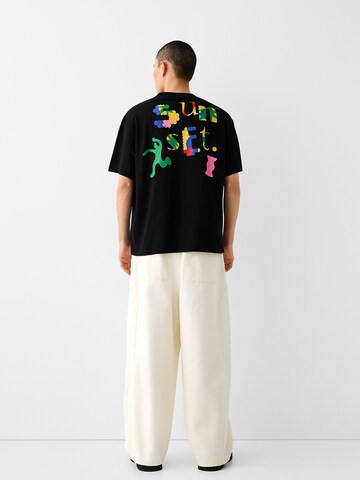 Bershka Shirt in Black