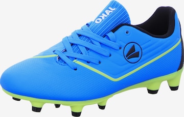 JAKO Soccer Cleats in Blue: front