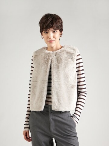 Cartoon Vest in Grey: front