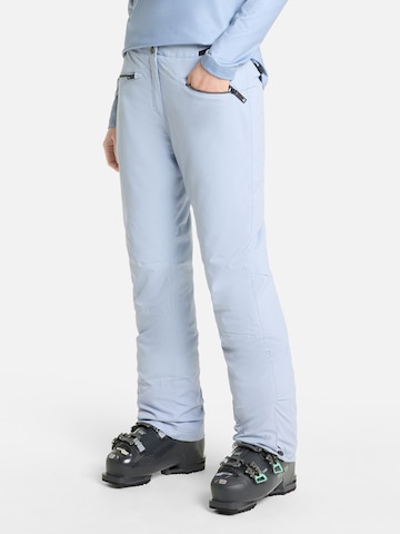 ZIENER Slim fit Outdoor Pants 'TILLA' in Blue