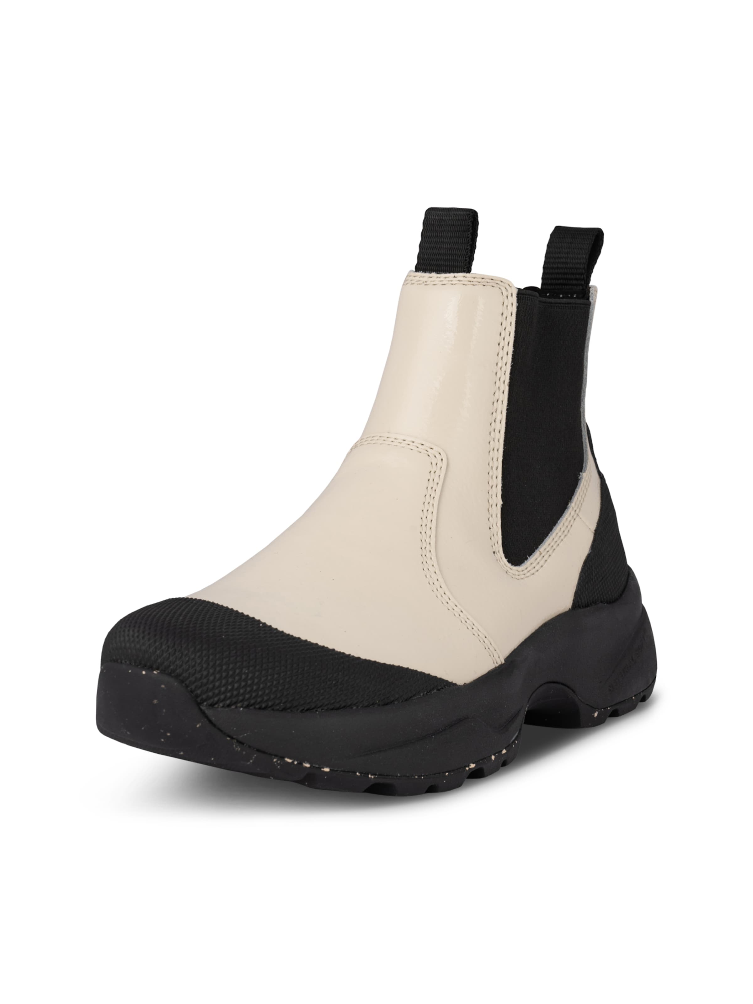 WODEN Chelsea Boots 'Hega Patent' i beige: forside