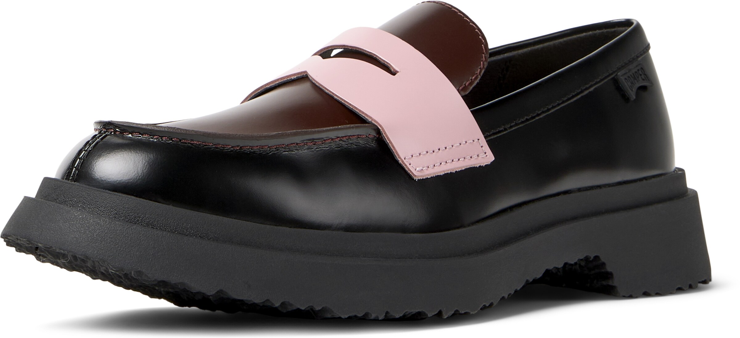 CAMPER Mocassins 'Walden Twins' in Zwart: voorkant