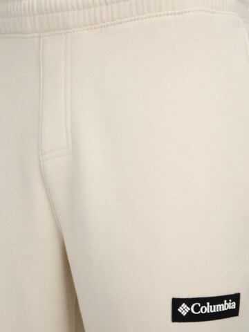 COLUMBIA Tapered Workout Pants 'Cliff ' in Beige