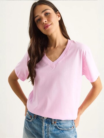 Bianco Lucci T-Shirt in Pink: Vorderseite