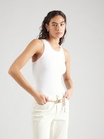 MICHAEL Michael Kors - Camisa body em branco: frente