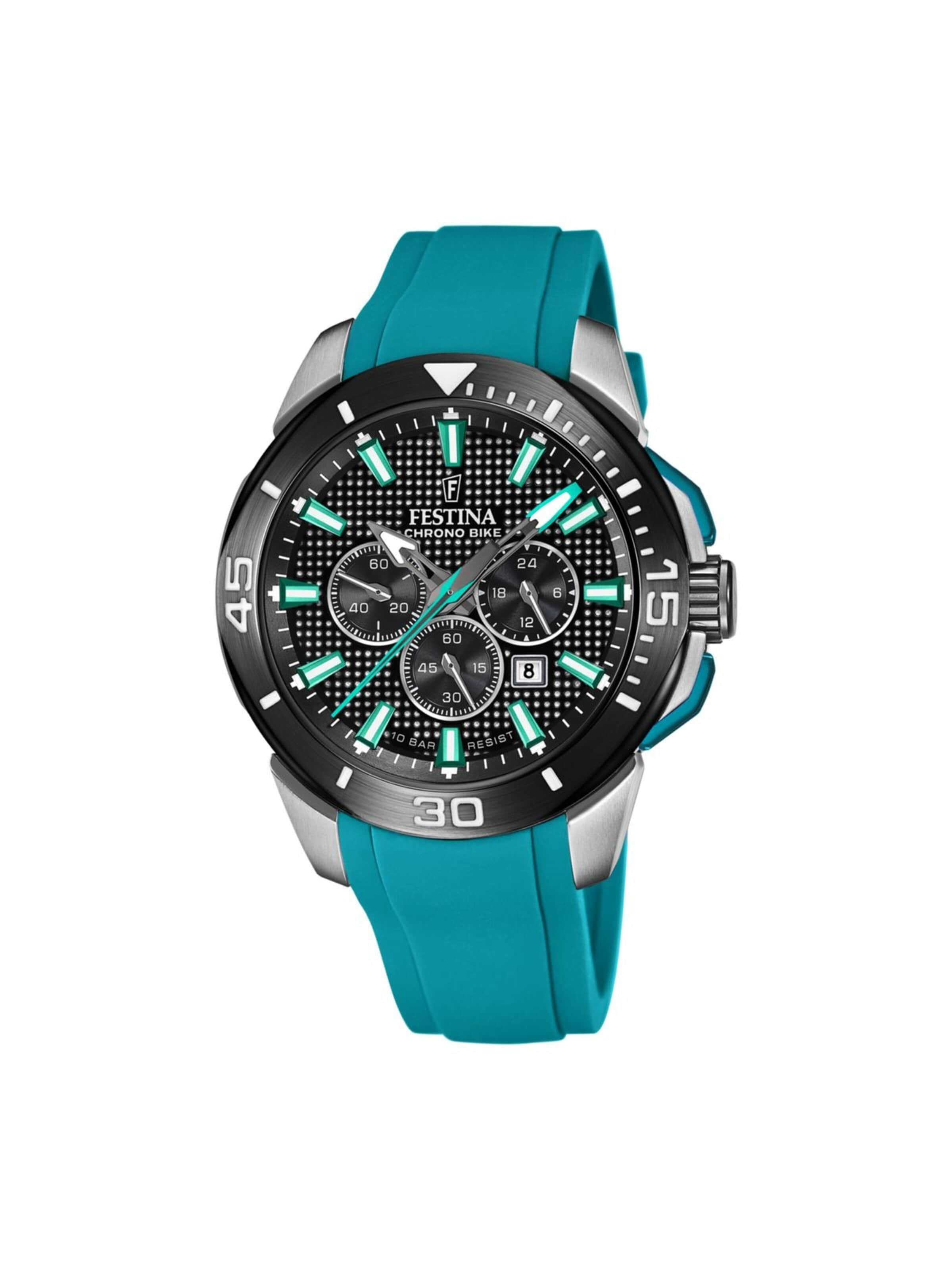 Montre à affichage analogique FESTINA en bleu : devant