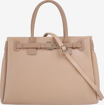 Cluty - Bolso de mano en marrón: frente