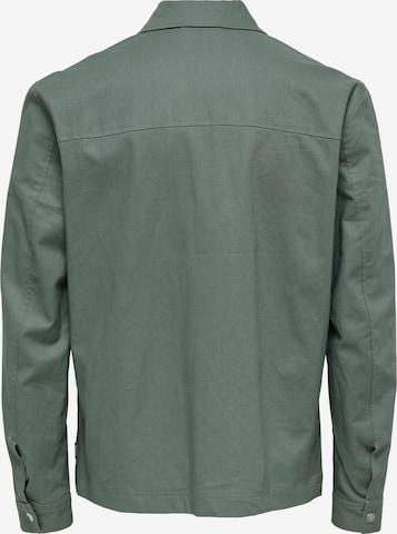 Only & Sons Between-Season Jacket 'Marlon' in Green