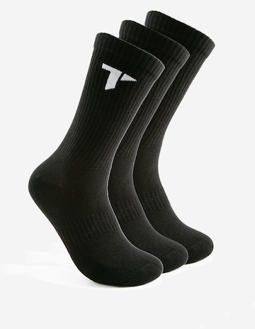 TRYIT Athletic Socks 'Sportsocken' in Black: front