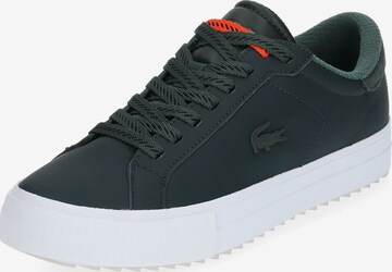 Baskets basses LACOSTE en vert : devant