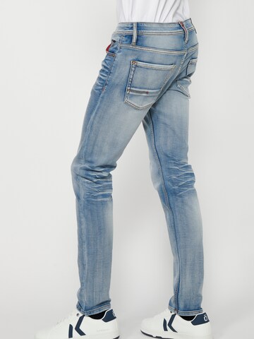 KOROSHI Slimfit Jeans i blå