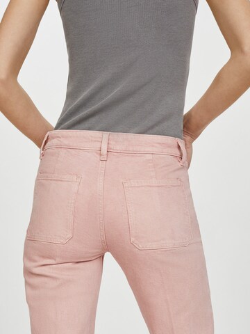 MANGO Regular Jeans 'ALEX' in Roze