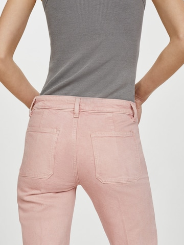 MANGO Regular Jeans 'ALEX' i rosa
