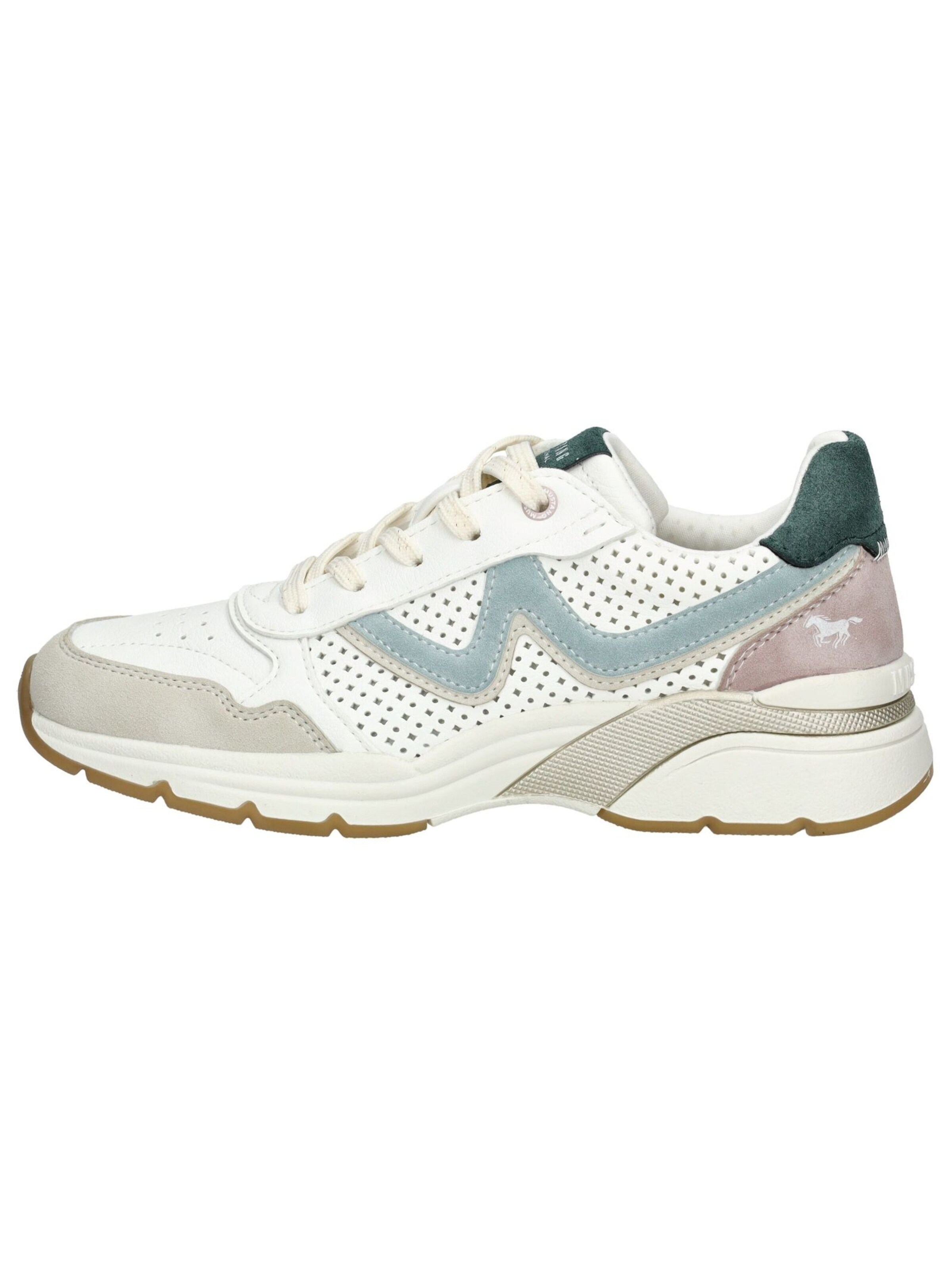 Baskets basses MUSTANG en blanc