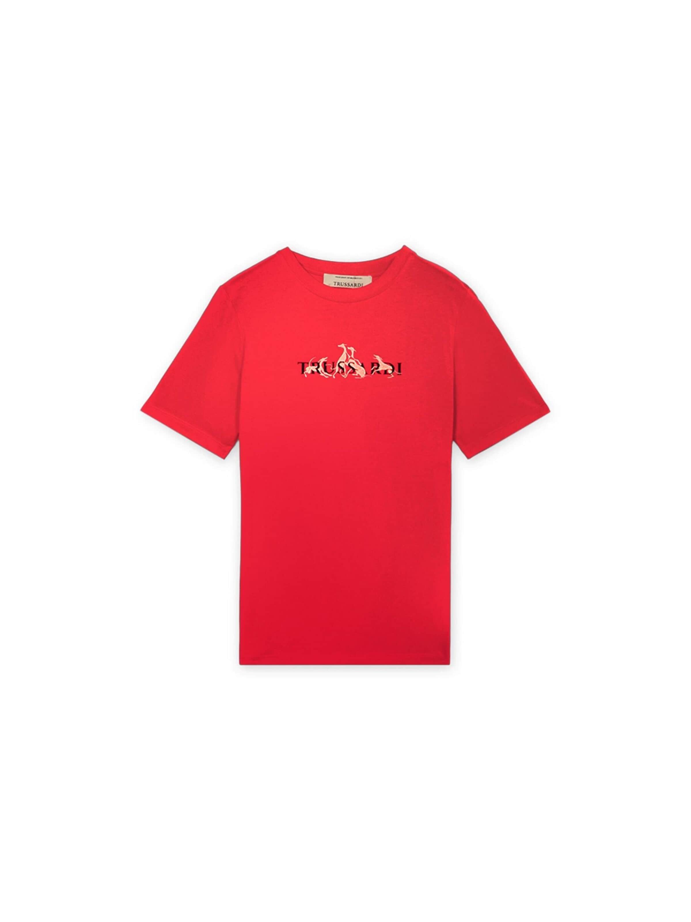Maglietta di Trussardi in rosso: frontale