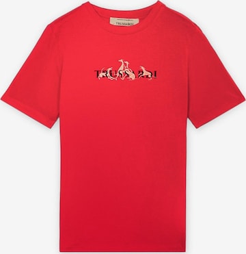 Maglietta di Trussardi in rosso: frontale