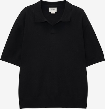 Pull-over Pull&Bear en noir : devant