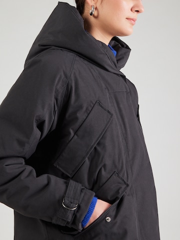 Didriksons Outdoormantel in Schwarz