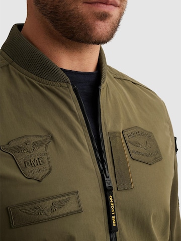 Giacca di mezza stagione 'Hybrid jacket with flight pocket' di PME Legend in verde