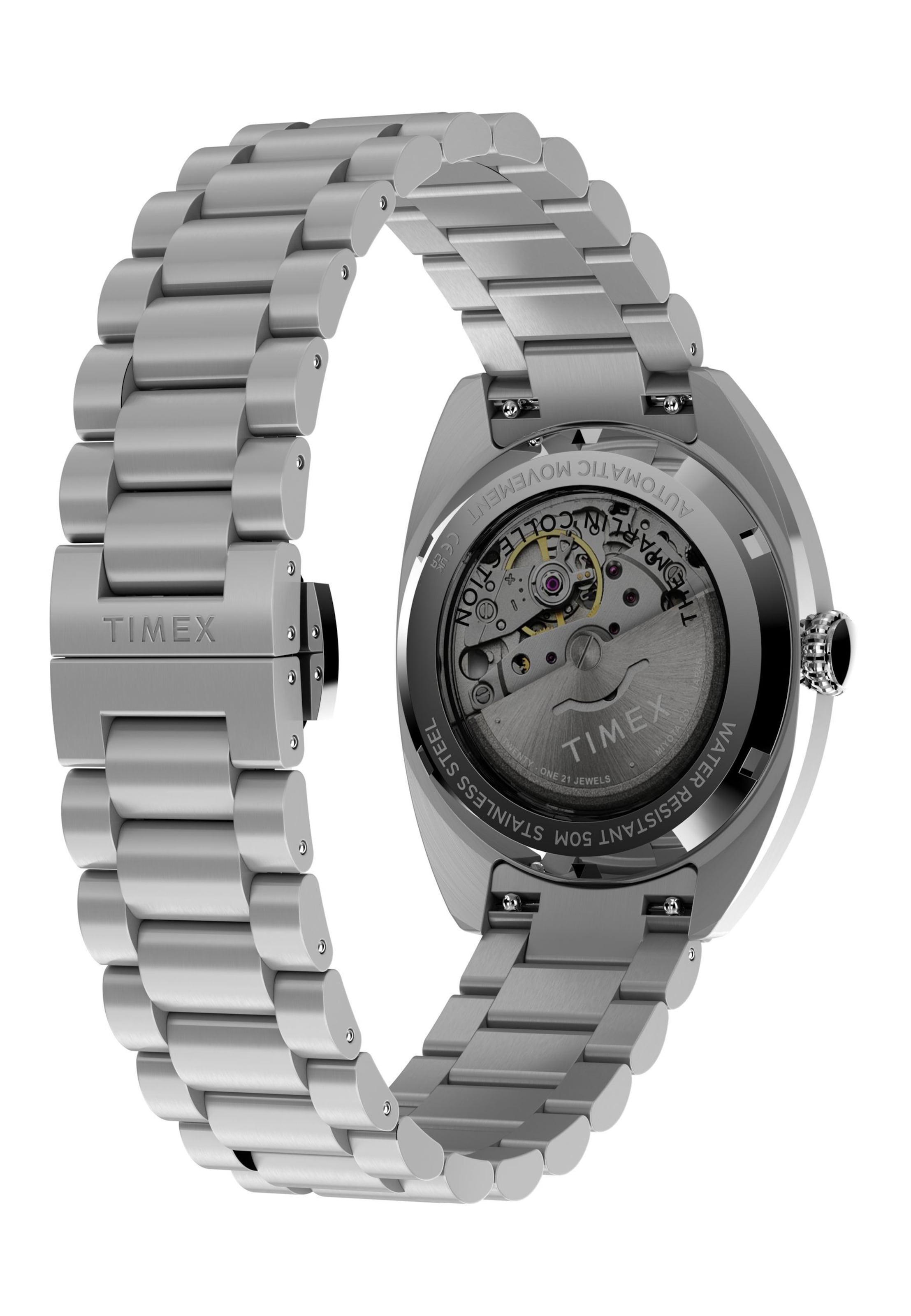 Montre à affichage analogique 'Marlin Draper' TIMEX en argent