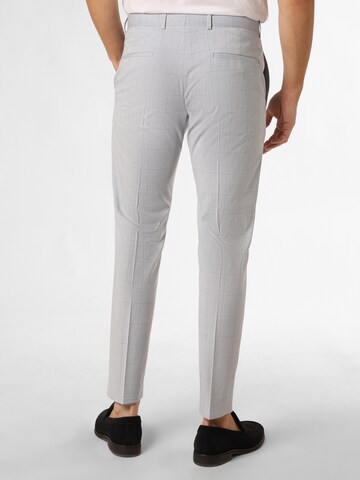 STRELLSON Regular Pleated Pants 'Madden2.0' in Grey