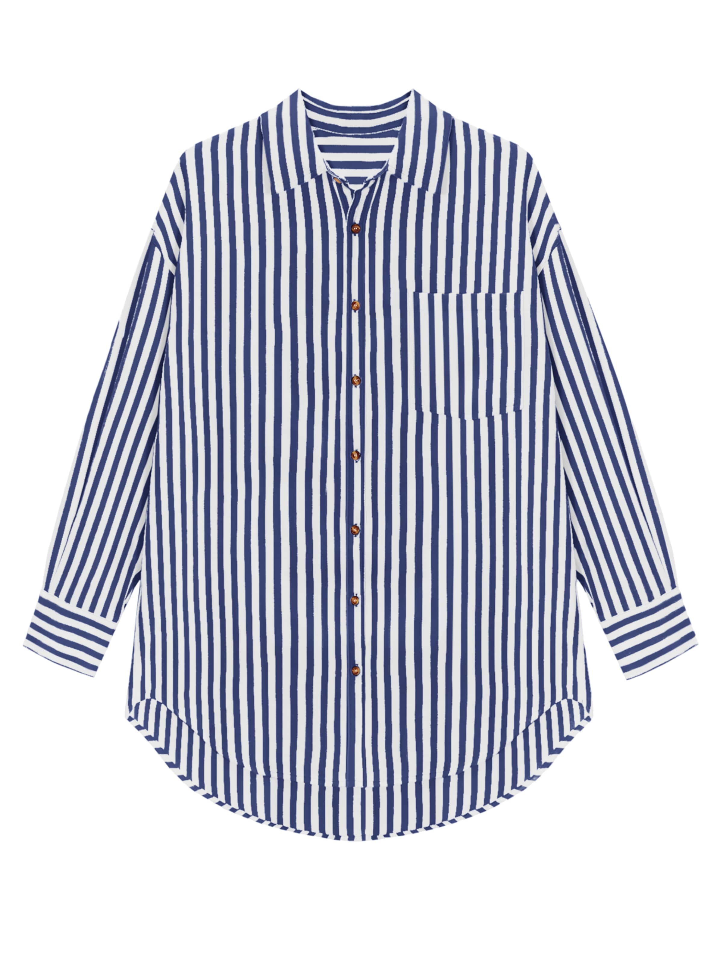 Imily Bela Блузка в Синий: спереди