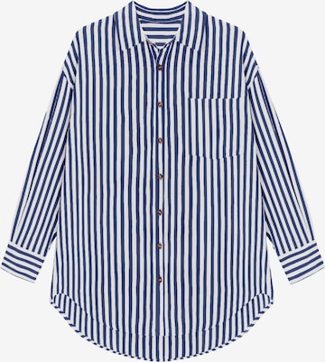 Imily Bela - Blusa en azul: frente