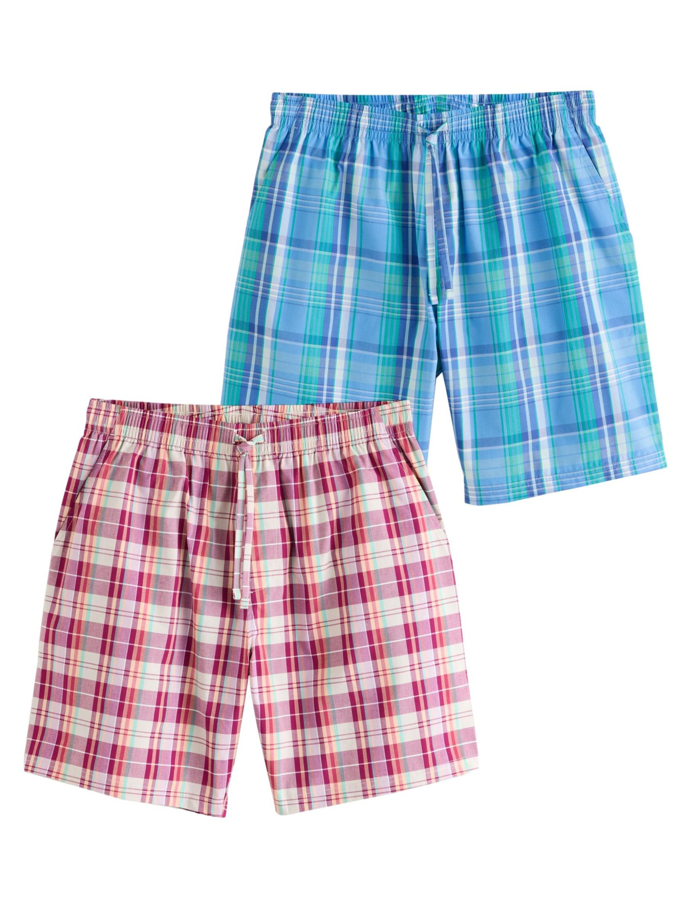 Next Pyjamashorts in Blau: Vorderseite