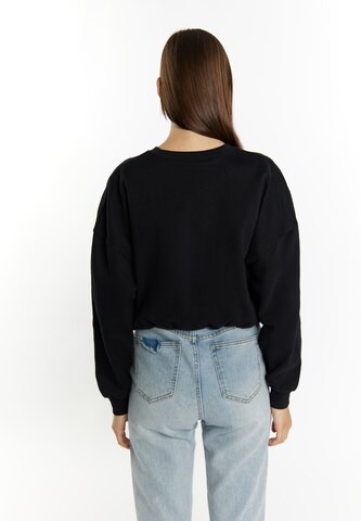 MYMO Sweatshirt 'Keepsudry' in Zwart