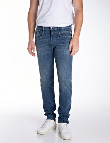 REPLAY Slimfit Jeans 'Anbass' in Blau: Vorderseite