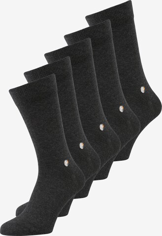 Sokid Socken (GOTS) in Schwarz: predná strana