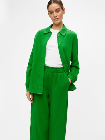 OBJECT - Perna larga Calças 'Carina' em verde