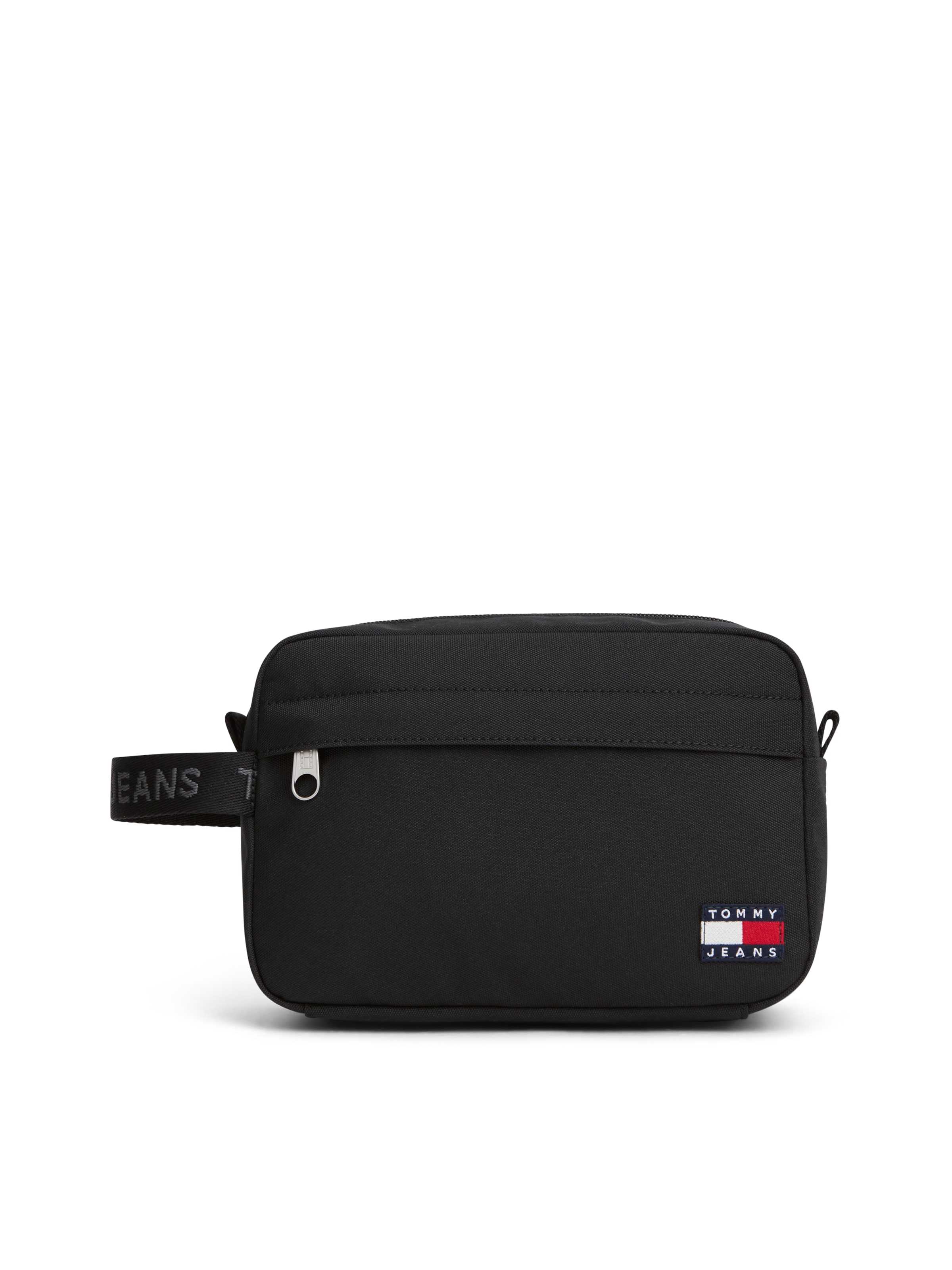 Nécessaire 'ESS DAILY' di Tommy Jeans in nero: frontale