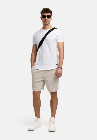 INDICODE JEANS Regular Pants 'Polle' in White