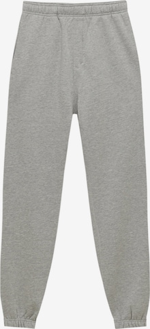 Pull&Bear Tapered Broek in Grijs: voorkant