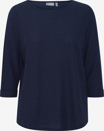 Fransa Shirt 'Frjosie' in Blauw: voorkant